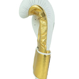 No Boxing No Life Training Gloves - White/ Gold