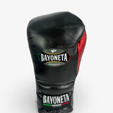 Bayoneta Premium Multilayer Horse Hair Gloves - Black/ Metallic Red