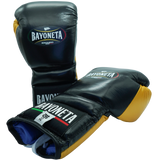 Bayoneta Premium MX - Guantes de Pelo de Caballo - Negro/ Dorado Caramelo