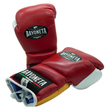 Bayoneta MX Horse Hair Gloves - Red/ Caramel Gold/ White