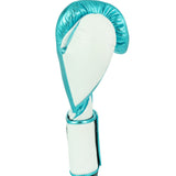 No Boxing No Life Training Gloves - Metallic Aqua/ White