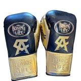 No Boxing No Life Training Gloves - Canelo Edition - Black/ Gold
