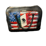 Bayoneta Sports Bag - Mini - Exclusive Custom "USA - MX Flags" Hand Painted - Black