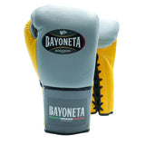 Bayoneta Premium PuLat Horse Hair Gloves - Gray/ Yellow/ Black