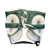 Bayoneta Professional Headgear with Cheeks - Pine Green/ White