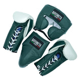 Full Sparring Set - Pearl White/ Pine Green