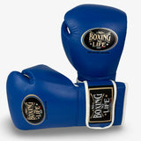 No Boxing No Life Training Gloves - Blue/ White
