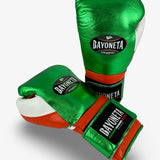 Bayoneta Premium Multicapa  + HH - Verde Metálico/ Naranja/ Blanco