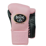 No Boxing No Life Guantes de Entrenamiento - Dorado Metálico/ Negro