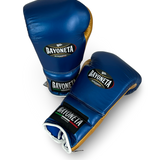 Bayoneta MX Latex Gloves - Electric Blue/ Caramel Gold