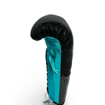 Bayoneta MX Horse Hair Fight Gloves - Black/ Metallic Aqua