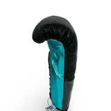Bayoneta MX Horse Hair Fight Gloves - Black/ Metallic Aqua