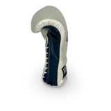 Bayoneta MX Latex Gloves - Pearl White/ Metallic Navy