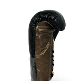 Bayoneta MX Horse Hair Fight Gloves -  Black/ Metallic Gold/ Metallic Cedar Brown