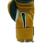 Bayoneta MX Horse Hair Gloves - Pine Green/ Caramel Gold