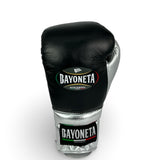 Bayoneta Premium Multilayer Horse Hair Gloves - Black/ Metallic Silver/ Pearl White