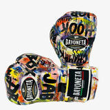 Bayoneta Premium PuLat Horse Hair Gloves - Exclusive Custom Pop Art “Boxing” Hand Painted - White