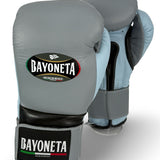 Bayoneta Premium Multilayer Horse Hair Gloves - Light Gray/ Sky Blue