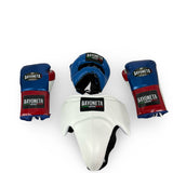 Full Sparring Set - Blue/ Red/ White
