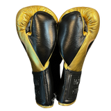 No Boxing No Life Training Gloves - Metallic Gold/ Black