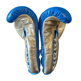 Bayoneta Premium Multilayer Horse Hair Gloves - Royal Blue/ Rose Gold