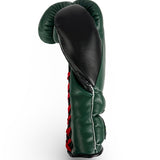 Bayoneta Premium Multilayer Horse Hair Gloves - Pine Green/ Black
