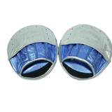 No Boxing No Life Precision Mitts - Silver/ Metallic Blue