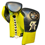 No Boxing No Life Training Gloves - Canelo Edition - Navy/ Neon Yellow
