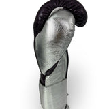 Bayoneta Premium PuLat Horse Hair Gloves - Purple/ Metallic Silver