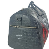 Bayoneta Sports Bag - Exclusive Custom "Boxing Theme" Hand Painted - Dark Gray
