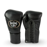 No Boxing No Life Guantes de Pelea - Negro