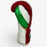 Bayoneta Premium Multilayer Horse Hair Gloves - Red/ White/ Metallic Green/ Metallic Gold