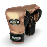 Bayoneta Premium Multilayer Horse Hair Gloves - Metallic Rose Gold/ Black