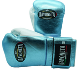 Bayoneta Premium PUL HH - Aguamarina Metálico/ Blanco Perla