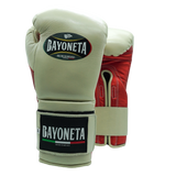 Bayoneta Premium PuLat Horse Hair Gloves - Cream/ Metallic Red Snake finish