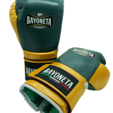 Bayoneta MX Horse Hair Gloves - Pine Green/ Caramel Gold