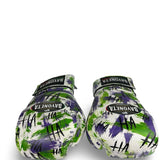 Bayoneta Premium Multilayer Horse Hair Gloves - Exclusive Custom “HA HA Color Riot” Hand Painted - White