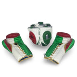 Sparring set - Multilayer - CA logo - Red/ White/ Metallic Green/ Metallic Gold