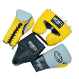 Full Sparring Set - Gray/ Yellow/ Black
