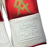 No Boxing No Life Training Gloves - Canelo Edition - Metallic Red/ White