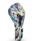 Bayoneta PuLat Gloves - Exclusive Custom “Color Riot” Hand Painted - White