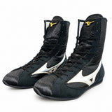 Mizuno EZ Spectra Mid Cut - Botas de boxeo - Azul/ Amarillo