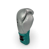 Primer Asalto Gloves - Teal Blue/ Silver/ White