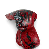 Bayoneta Premium PuLat Horse Hair Gloves - Exclusive Custom "Savage Gladiator” Hand Painted