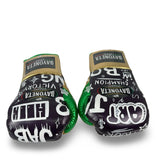 Bayoneta Premium PuLat Horse Hair Gloves - Exclusive Custom Urban Art “Boxing” Hand Painted