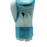 Bayoneta Premium PUL HH - Aguamarina Metálico/ Blanco Perla