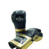 Bayoneta Premium PuLat Horse Hair Gloves - Black/ Metallic Gold