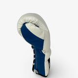 Bayoneta MX Latex Training Gloves - White/ Saphire Blue