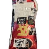 No Boxing No Life Fight Gloves - Canelo Edition - Metallic Red/ White