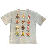 Gray Oversize T-shirt - Boxing Legends